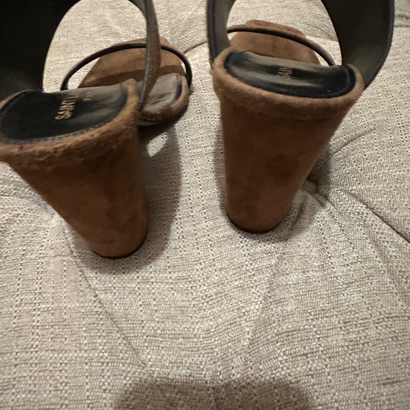 YSL Suede Sandals. - Picture 4 of 8